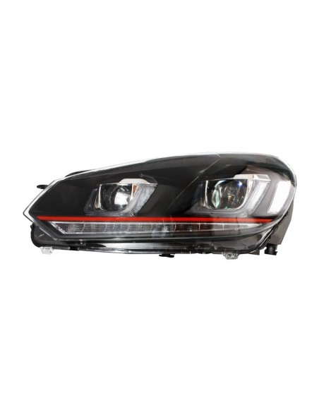 Fari per VW Golf 6 VI (08-13) Golf 7 3D LED DRL U-Design GTI w/ Fanali posteriori Full LED R