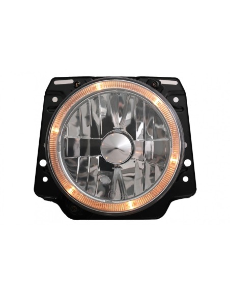 Chrome Angel Eyes fari per VW Golf 2 II (08.1983-08.1991) Chiaro