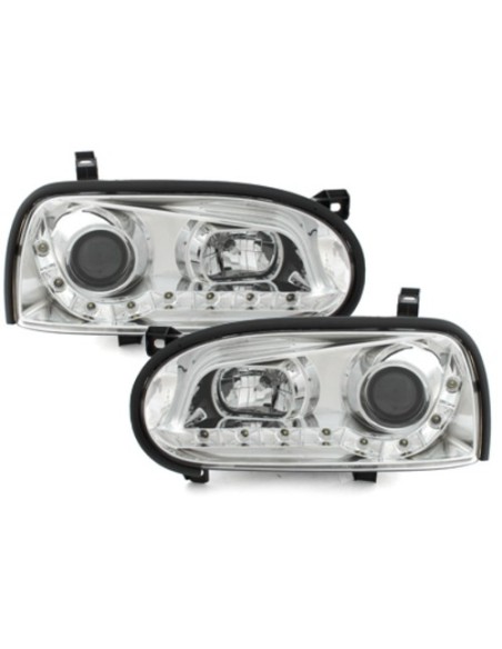 Fari DAYLIGHT per VW Golf III 3 (09.1991-08.1997) DRL Chrome