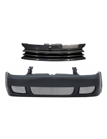Paraurti anteriore w/ Badgeless griglia anteriore per VW Golf IV 4 MK4 (1997-04) R32 Look