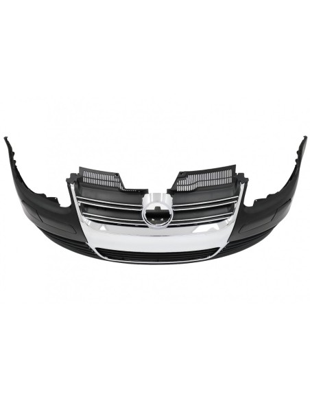 Paraurti anteriore per VW Golf V 5 (03-07) Jetta (05-10) R32 Look Chrome Grill