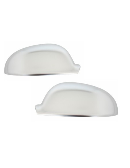Specchio copre per VW Golf V (03-07) Alluminio spazzolato Design