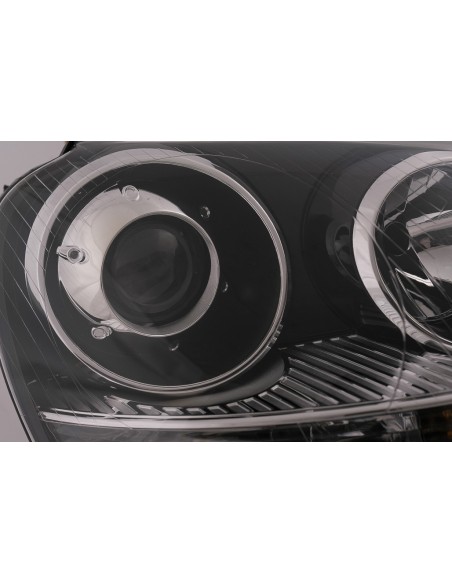 Xenon Look fari a destra per VW Golf 5 V Mk5 (03-07) Jetta (05-10) GTI R32 Chrome Edition