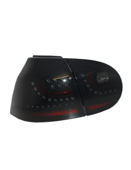 Fanali posteriori a led per VW Golf V 5 Guida a mano sinistra (04-09) Smoke Extreme Black Look Urban Style
