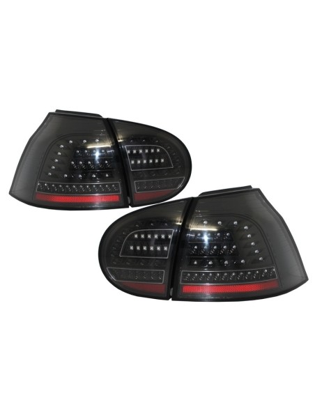 Fanali posteriori a led completi per VW Golf V 5 Guida a mano sinistra (04-09) Stile urbano nero