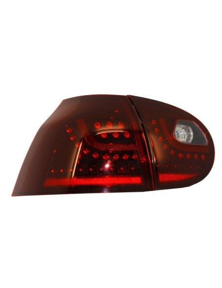 Fanali posteriori a LED per VW Golf V 5 (04-09) Azionamento a mano sinistra (LHD) Cherry Red Urban Style