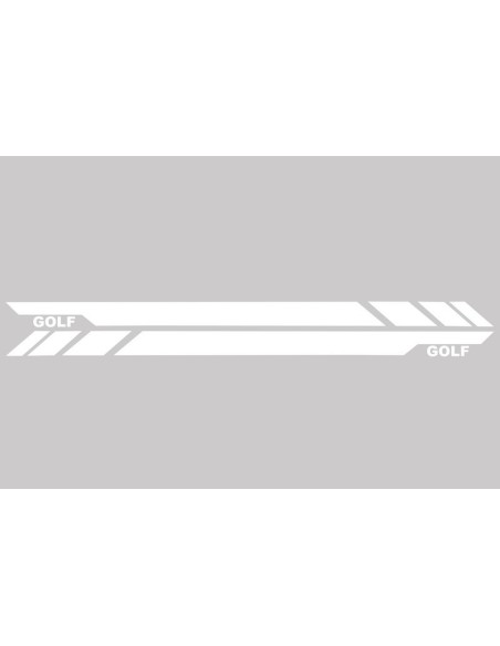 Lato Adesivi Vinile bianco per VW Golf 5 6 7 V VI VII (03-up)