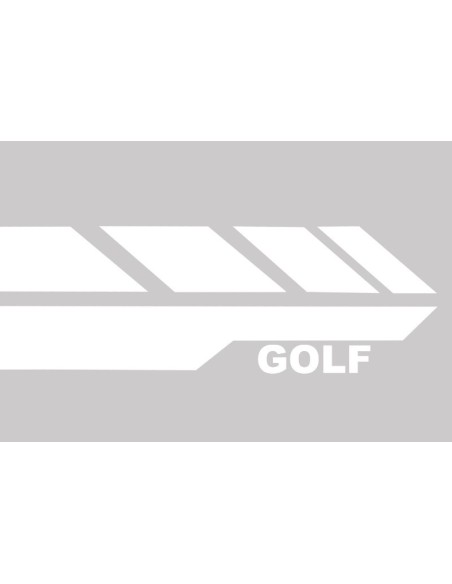 Lato Adesivi Vinile bianco per VW Golf 5 6 7 V VI VII (03-up)