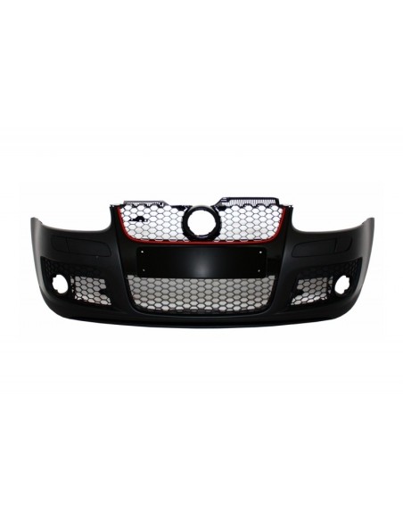 Paraurti anteriore w/ Xenon Look Fari Nero per VW Golf 5 V Mk5 (03-07) Jetta (05-10)