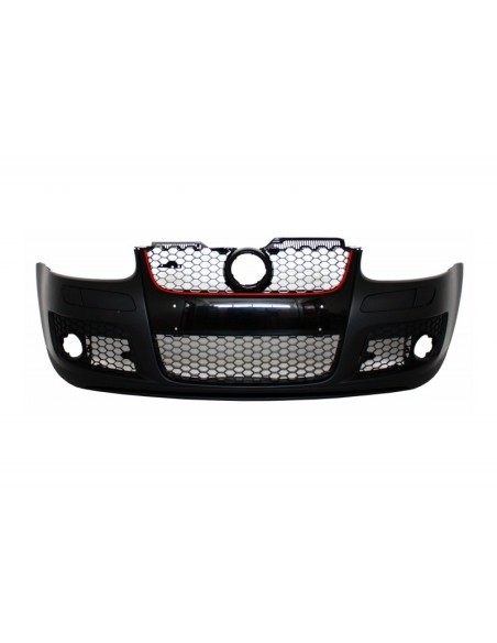 Paraurti anteriore w/ Xenon Look Fari Nero per VW Golf 5 V Mk5 (03-07) Jetta (05-10)