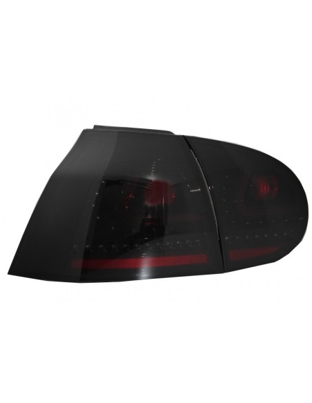 Fanali posteriori a LED LITEC per VW Golf 5 V (04-09) Black-Smoke w/ Luce di svolta sequenziale