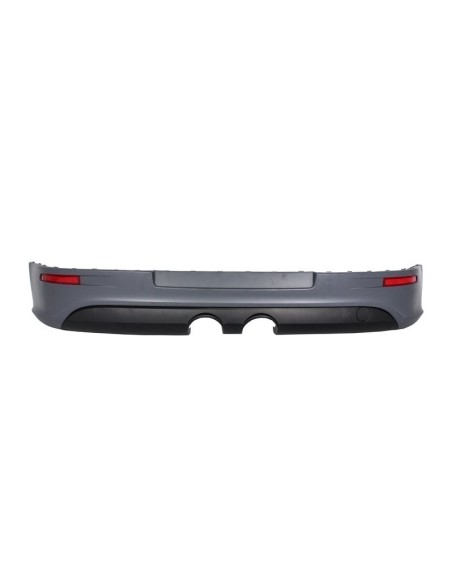 Sistema di scarico completo di estensione del paraurti posteriore per VW Golf V 03-08 w/ Red-Smoke Dynamic R32 Look