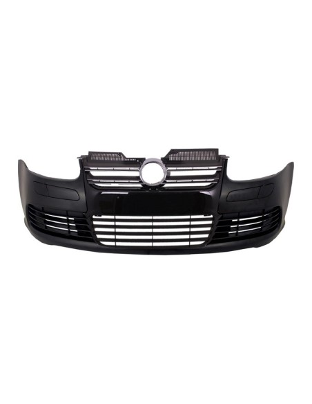 Paraurti anteriore w/ fari per VW Golf V 5 (03-07) Jetta (05-10) GTI R32 Look Black Edition