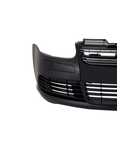 Paraurti anteriore w/ fari per VW Golf V 5 (03-07) Jetta (05-10) GTI R32 Look Black Edition