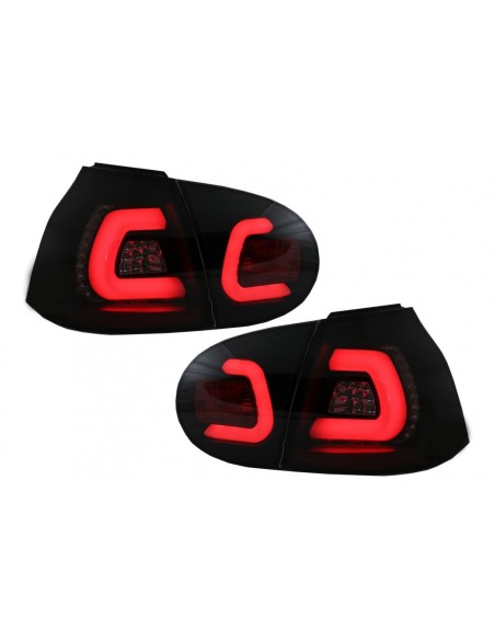 Fanali posteriori Led Bar per VW Golf V 5 (04-09) Fumo nero stile urbano