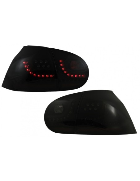 Luci dinamiche nere fumo LED fanali posteriori w/ estensione paraurti posteriore VW Golf 5 (04-07) GTI 30 (144)