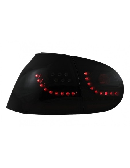Luci dinamiche nere fumo LED fanali posteriori w/ estensione paraurti posteriore VW Golf 5 (04-07) GTI 30 (144)