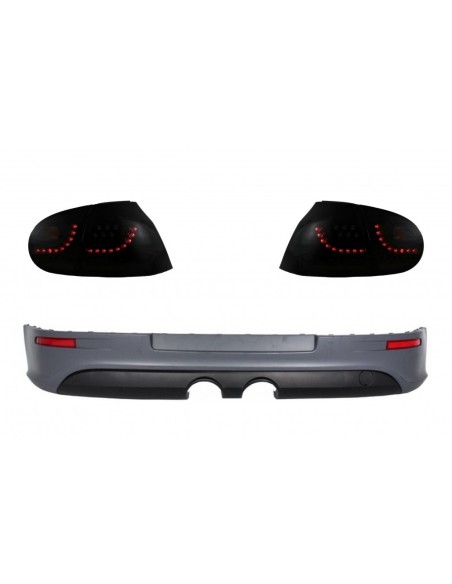 Fanali posteriori LED Smoke Black Dynamic Sequential Lights w/ Estensione paraurti posteriore VW Golf 5 (04-07
