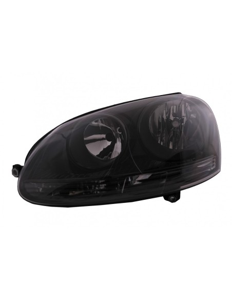 Fari per VW Golf 5 V (10.03-09) Jetta (05-10) Tutto Nero