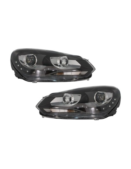 Fari per VW Golf 6 VI (10.08-12) LED DRL DAYLIGHT GTI Look