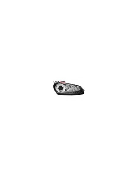 Fari DAYLINE per VW Golf VI 6 08+ LED DRL Design Nero