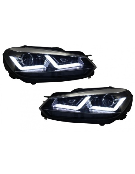 Osram Xenon Upgrade Fari LEDriving per VW Golf 6 VI (08-12) Chrome LED Luci di svolta sequenziale