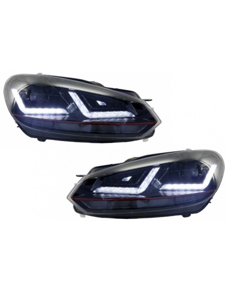 Osram Xenon Upgrade Fari LEDriving per VW Golf 6 VI (08-12) Rosso GTI LED Luci di svolta sequenziale
