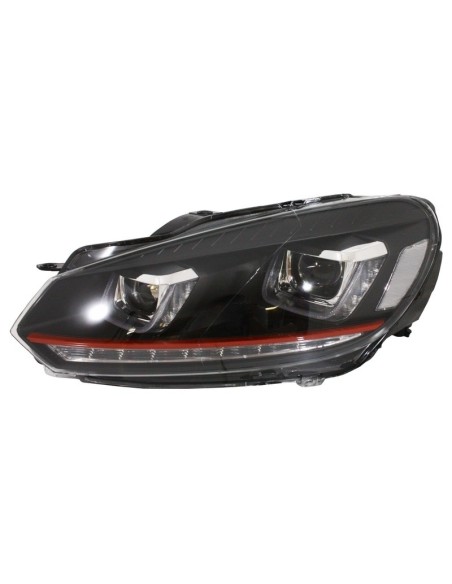 Fari e fanali posteriori Full LED per VW Golf 6 VI (08-13) R U Design Luce di svolta sequenziale LHD