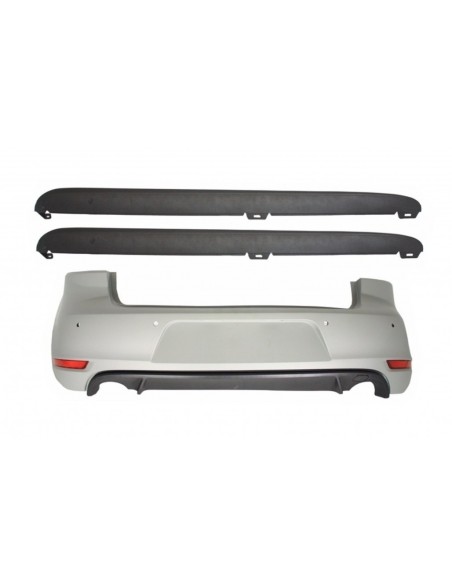 Paraurti posteriore per VW Golf 6 VI (08-12) w/ Gonne laterali