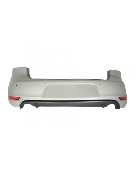 Paraurti posteriore tetto spoiler w/ LED luce del freno per VW Golf 6 VI (08-12) e sistema di scarico