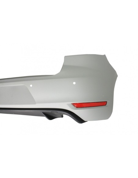 Paraurti posteriore tetto spoiler w/ LED luce del freno per VW Golf 6 VI (08-12) e sistema di scarico