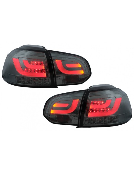 Fanali posteriori LED per VW Golf 6 VI (08-13) Tubo Light Bar Fumo Grigio