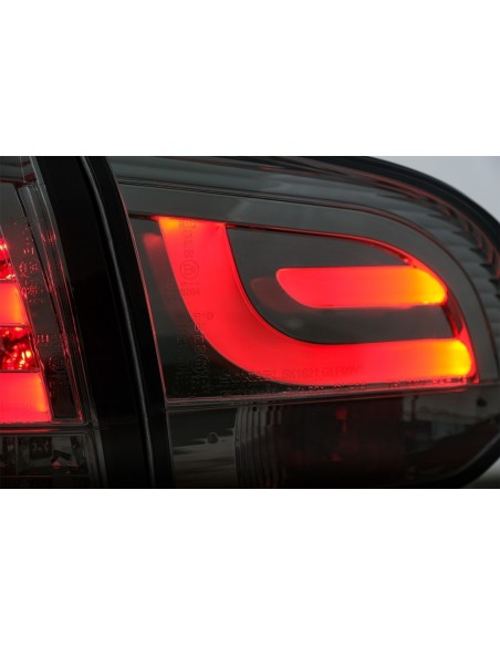 Fanali posteriori LED per VW Golf 6 VI (08-13) Tubo Light Bar Fumo Grigio