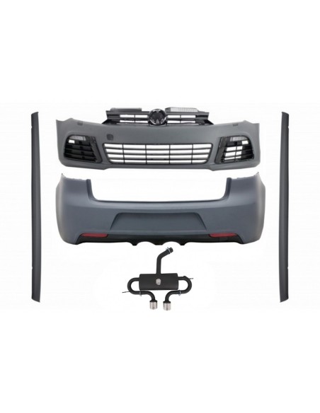 Kit completo per VW Golf VI 6 R Look (08-13) w/ Gruppo scarico completo R