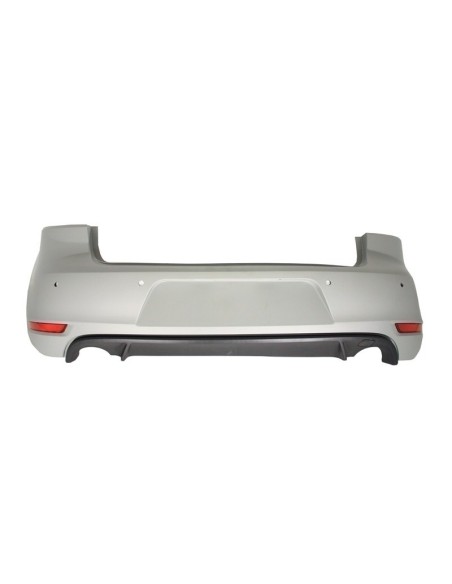 Paraurti posteriore per VW Golf 6 VI (08-12) w/ sistema di scarico e luci posteriori FULL LED Luce di svolta sequenziale
