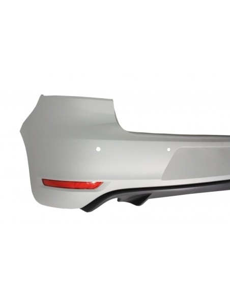 Paraurti posteriore per VW Golf 6 VI (08-12) w/ sistema di scarico e luci posteriori FULL LED Luce di svolta sequenziale