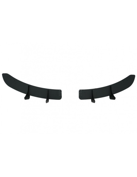 Splitter di estensione paraurti posteriore per diffusore d'aria per VW Golf VI 6 R (08-13) Nero