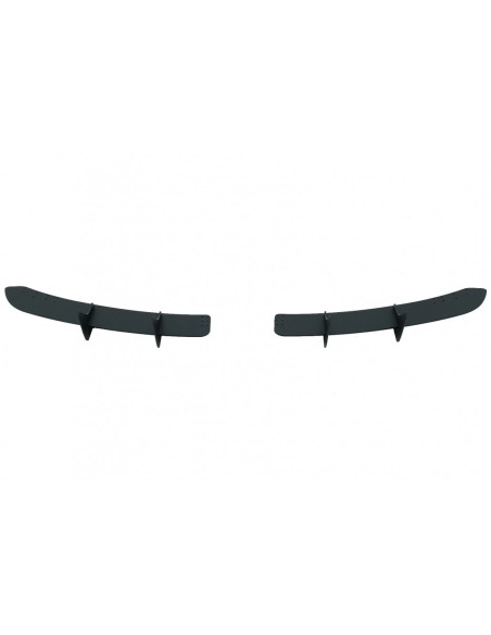 Splitter di estensione paraurti posteriore per diffusore d'aria per VW Golf VI 6 R (08-13) Nero