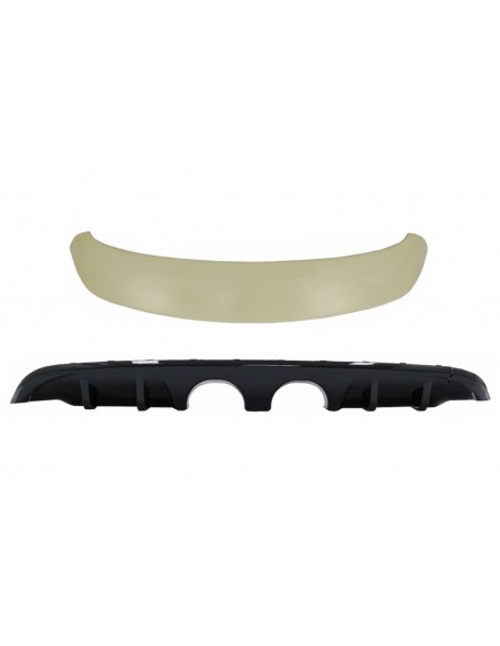 Paraurti posteriore Valance diffusore w/ spoiler del tetto per VW Golf 6 VI (08-12) R Look solo per