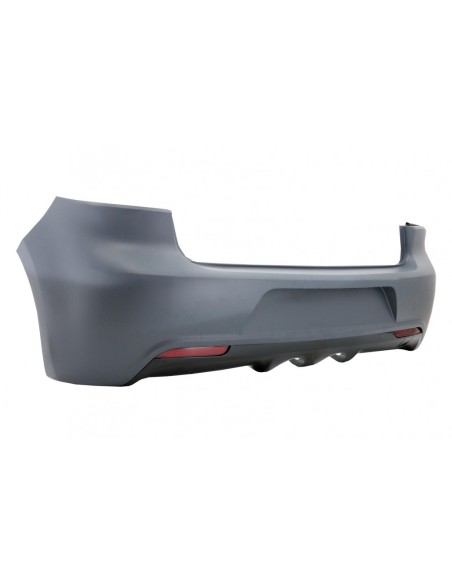 Paraurti posteriore w/ sistema di scarico completo per VW Golf VI 6 (08-13) R Design