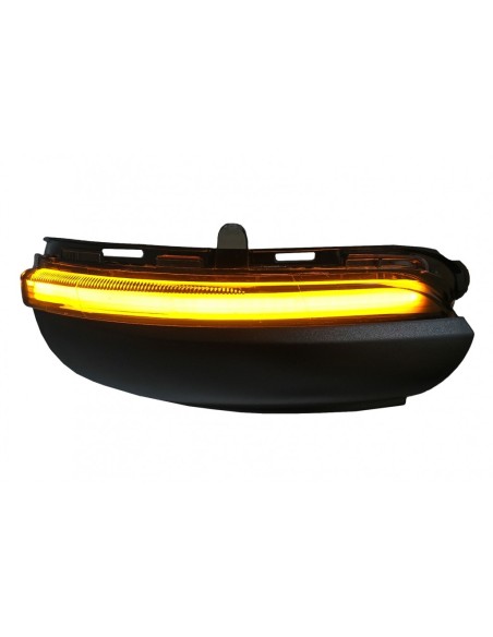 Specchio Dynamic LED Turn Signal per VW Golf 6 Hatchback (08-13) Touran (10-15) Fumo