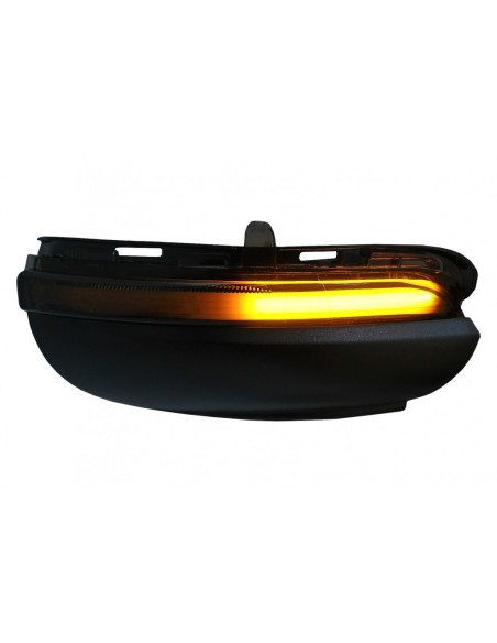 Specchio Dynamic LED Turn Signal per VW Golf 6 Hatchback (08-13) Touran (10-15) Fumo