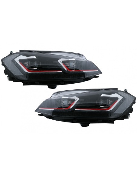 Fari a LED per VW Golf 7.5 VII (17-Up) GTI Look w/ Luci di svolta dinamiche sequenziali