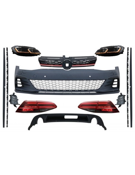 Kit completo w/ fari e fanali posteriori LED per VW Golf 7.5 VII Facelift (17-up)