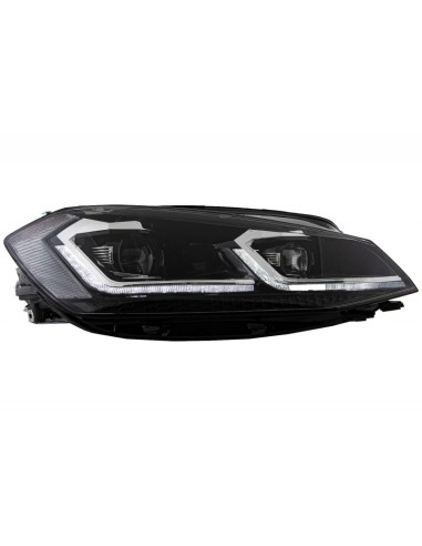 Fari a LED Bi-Xenon Look per VW Golf 7.5 VII Facelift (17-up) w/ Luci di svolta dinamiche sequenziali
