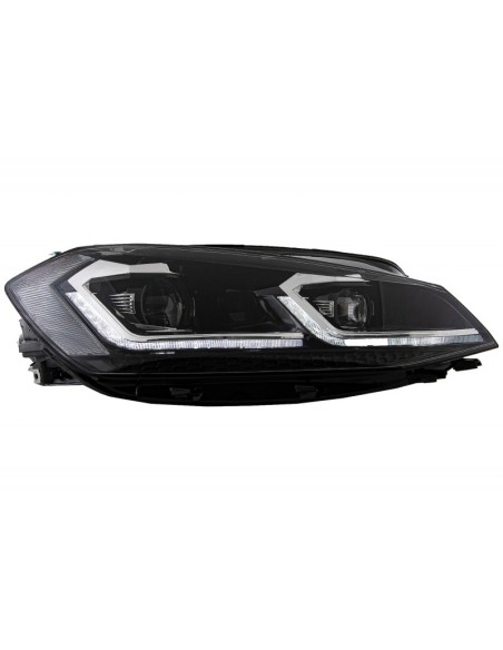 Fari LED RHD per VW Golf 7.5 VII Facelift (17-up) w/ Luci di svolta dinamiche sequenziali