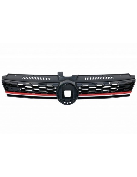 Griglia centrale Badgeless per VW Golf 7.5 VII Facelift (17-up) w/ LED Fari Bi-Xenon Luci di svolta dinamiche sequenziali