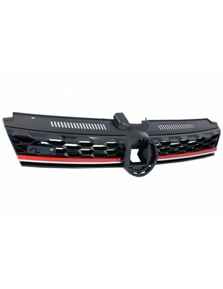 Griglia centrale Badgeless per VW Golf 7.5 VII Facelift (17-up) w/ LED Fari Bi-Xenon Luci di svolta dinamiche sequenziali