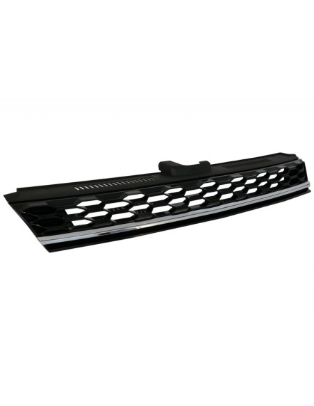 Centrale Badgeless Grille w/ LED Fari sequenziale Dynamic Turning Lights per VW Golf 7.5 Facelift (17-up) Chrome