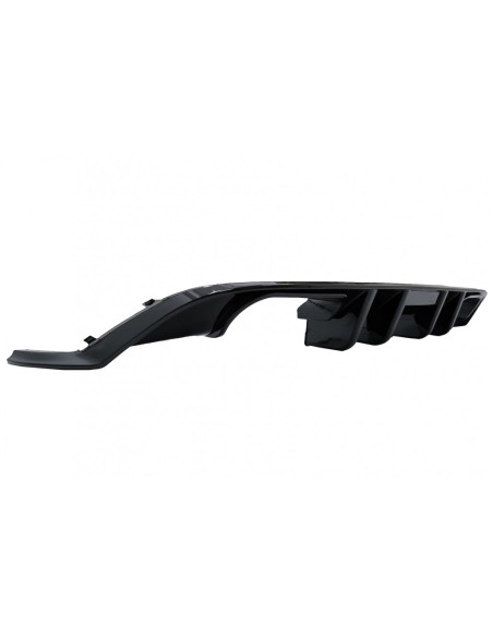Diffusore d'aria paraurti posteriore per VW Golf 7.5 (17-19)Look Piano Nero